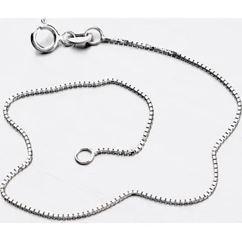 Oblečení a móda Náramek bílé zlato 585 benátský 44-1224 délka 19 cm