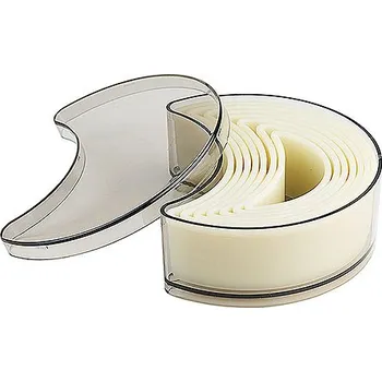 výuková tabulka Vykrajovátka plastové, měsíc průměr 70x20 – 120x70 mm, sada 7 kusů | CONTACTO, 1227/007