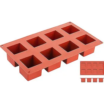 Plech na pečení Silikonová forma na pečení, kostky o rozměrech 50x50 mm | CONTACTO, 6644/050