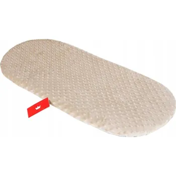 Kočárek Prostěradlo do kočárku minky - béžová