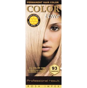 Barva na vlasy Color Time Permanentní Barva na vlasy 93 Šampaňské 100 ml