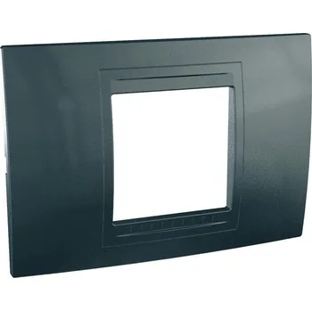 Schneider Electric MGU4.102.62 Unica Allegro - Krycí rámeček dvoumodulový, Grafit