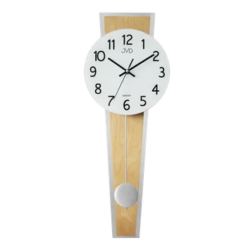 Hodiny Netikající dřevěné kyvadlové hodiny JVD NS17020/68 s tichým chodem (POŠTOVNÉ ZDARMA!! )