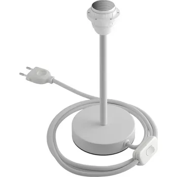 Lampička creative cables Kovová stolní lampa Alzaluce pro stínidlo Velikost: 20 cm, Barva: Matná bílá