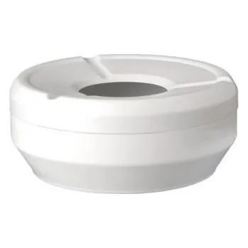 Popelník melaminový, bílý, průměr 100 mm | APS, Casual