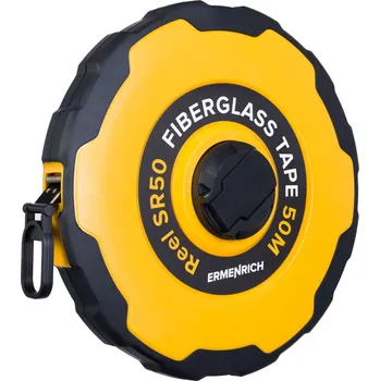metr Svinovací metr Ermenrich Reel SR50 Žlutá