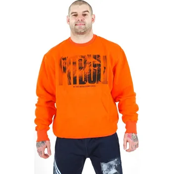 Pánská mikina PitBull West Coast - pánská mikina ORANGE DOG oranžová S
