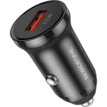 Borofone nabíječka do auta BZ18 / USB / 18 W - černá