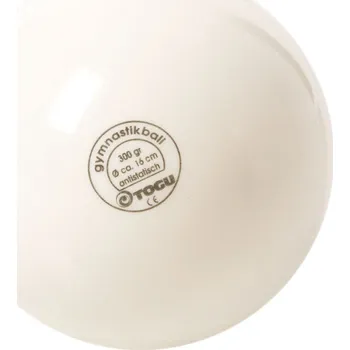 Gymnastický míč Míč na moderní gymnastiku TOGU Standard 19 cm, 400 g Barva: 1 - Bílá