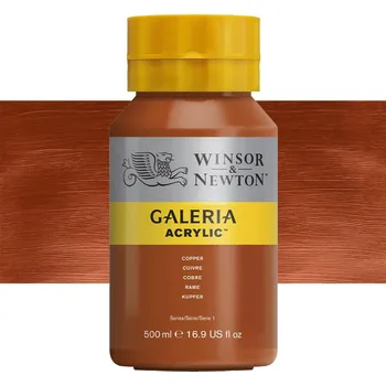Vodová barva Akrylová barva Winsor & Newton 500ml - Copper