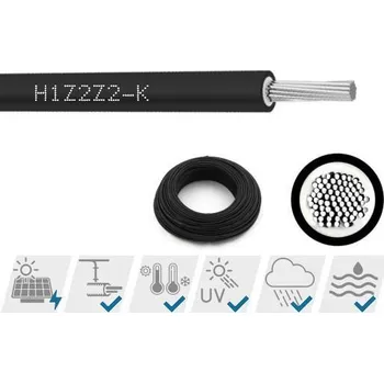 solární kabel Solární kabel H1Z2Z2-K 1x4 černá