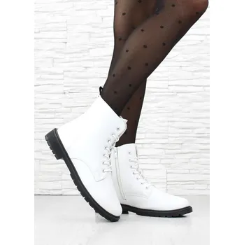 Dámská zimní obuv Cathay moda Bílé kotníkové boty 3532-2WH Velikost: 39