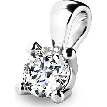Přívěsek Dámský přívěsek bílé zlato 585/1000 přírodní diamant 0.25 ct G/SI 10829-B