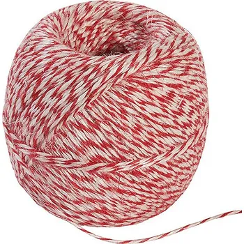 Provázek na uzeniny 200 m, bílo-červený | CONTACTO, 3883/232