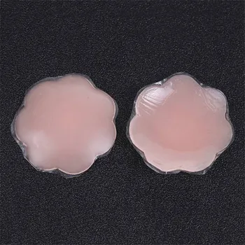 Dámské spodní prádlo Nalepovací podprsenka | nálepka na bradavky silikonová, 2 ks - květina 2,6,5 cm