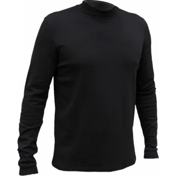 Pánské oblečení Pánské tričko se stojáčkem, dlouhý rukáv KIMAD 901 hnědá M