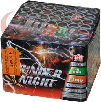 Zábavní pyrotechnika Thunder Night 49 ran
