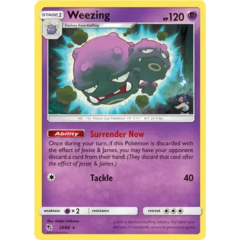 Sběratelská karetní hra Weezing 029/068 - Hidden Fates Typ karty: Non-Holo