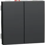 Schneider Electric NU321154 Unica - Přepínač sériový řazení 5, Antracit