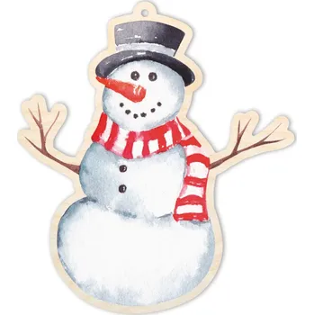 Vánoce Vánoční ozdoba - sněhulák 01