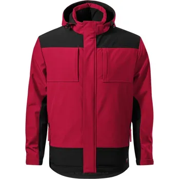 pracovní bunda RIMECK Bunda Vertex W55, softshellová, zimní, pánská MAL-W552315 L Červená marlboro