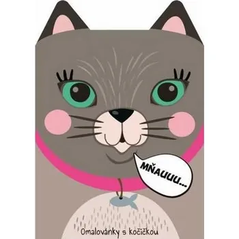 omalovánky JM Tvarované omalovánky A4 Zvířata Kočička