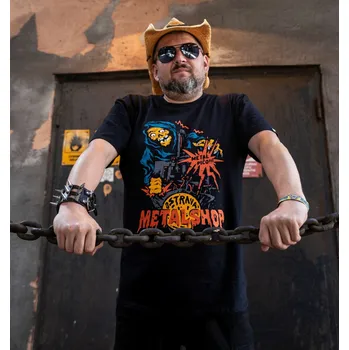 Pánské tričko Tričko metal pánské - OSTRAVA - METALSHOP - RS_010 - 3XL