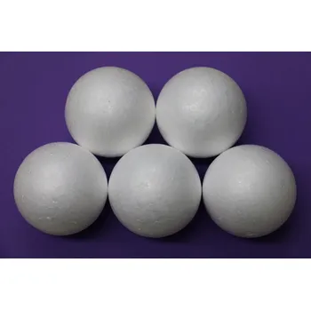 Řezací podložka Polystyrenová koule průměru 65 mm - 10 ks