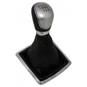 Řadicí páka s manžetou Ford Focus (MK2), Fiesta 5 + 6 stupňů, stříbrná