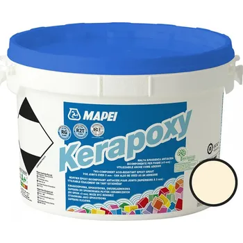 Průmyslové lepidlo Mapei KERAPOXY 131 VANILKA Dvousložková spárovací hmota kyselinyvzdorná 2kg 4513102