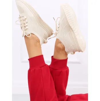 Dámské tenisky Dámská sportovní obuv SJ2152 světle béžová - Inello světle béžová 40