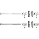 WA - Spojovací materiál WA/A pár DŘEVO, PVC, AL Stříbrná (RAL 9006)