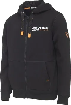 Rybářské oblečení Savage Gear Urban Zip Hoodie Black INK