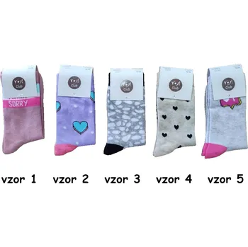 Dívčí ponožky Yoclub SKA-0006 Barva: Vzor 1, Velikost: 35/38