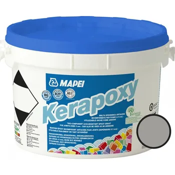 Průmyslové lepidlo Mapei KERAPOXY 112 středně šedá Dvousložková spárovací hmota kyselinyvzdorná 2kg NA OBJEDNÁVKU 4511202