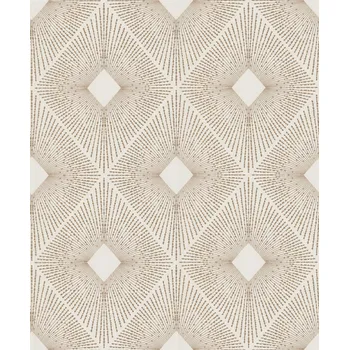 Tapeta York Krémovo-zlatá geometrická vliesová tapeta na zeď, NW3592, Modern Metals, York, velikost 0,53 x 10,05 m