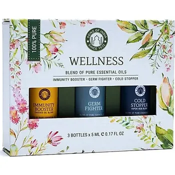 Vonný olej Sada esenciálních olejů Wellness