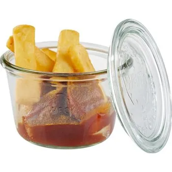 Sada sklenic s poklopy Weck 0,37 l, 3 kusů | APS, 82346