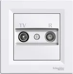 Schneider Electric EPH3300221 Asfora - Zásuvka TV-R, průběžná, bílá