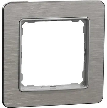 Schneider Electric SDD370801 Sedna D/E - Rámeček jednonásobný, Leštěný Hliník