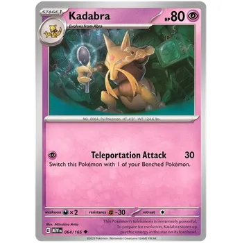 Karetní hra Pokémon TCG Kadabra 064/165