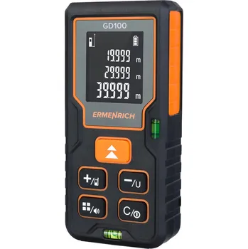 Měřící laser Laserový měřič Ermenrich Reel PLUS GD100 Černý
