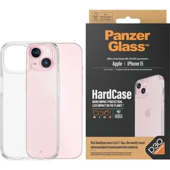 Pouzdro na mobilní telefon Kryt na mobil PanzerGlass HardCase Apple iPhone 15 s ochranou vrstvou D3O