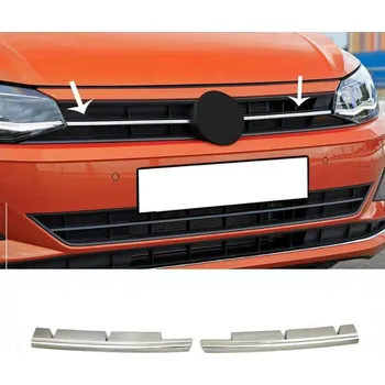 Lišta karosérie Nerez střední lišta přední masky VW Polo VI htb 2017+