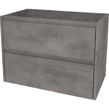 Kotel Mereo Opto, koupelnová skříňka 61 cm, Multidecor, Beton tmavě šedý CN990SBET2