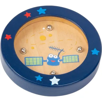 Hračka pro nejmenší Small Foot Minilabyrint Space 1 ks Tmavě modrá