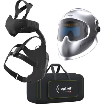 Svářečská kukla RTW Optrel Panoramaxx CLT stříbrná + Swiss Air