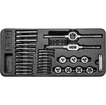 Sada nářadí Sada závitníků a oček M3-12 do vozíku 31ks NEO tools