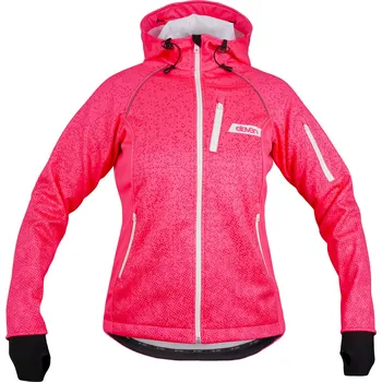 Dámská větrovka Dámská softshell bunda Eleven Screen Pink Velikost: XL