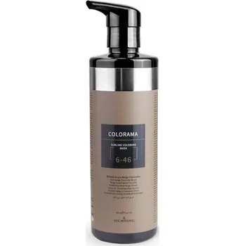 Barva na vlasy Semi-permanentní regenerační maska Kléral System Colorama 6.46 - 500 ml, tmavší čokoládová blond (CM6.46) + dárek zdarma